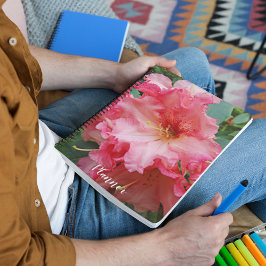 Agenda Rododendros rosados floral en flor