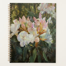 Agenda Rododendros rosados y blancos Foliage Verde Profun