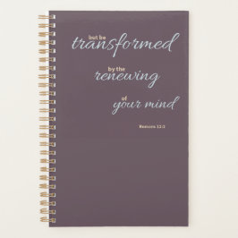 Agenda Romans 12:2 Planner