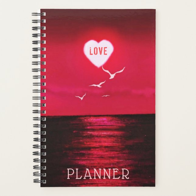 Agenda Romantic Sunset Planner (Anverso)