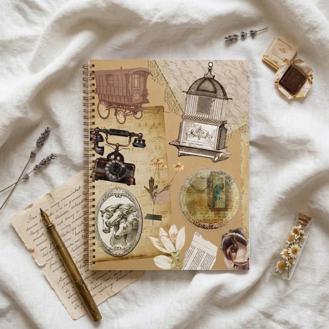 Agenda Romantic Vintage Journal Planner (Subido por el creador)