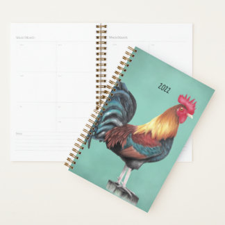 Agenda Rooster de acuarela