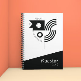 Agenda Rooster Zodiac Rótulo Planner