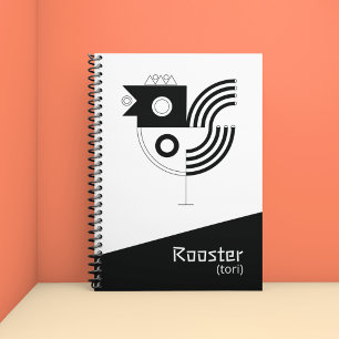 Agenda Rooster Zodiac Rótulo Planner