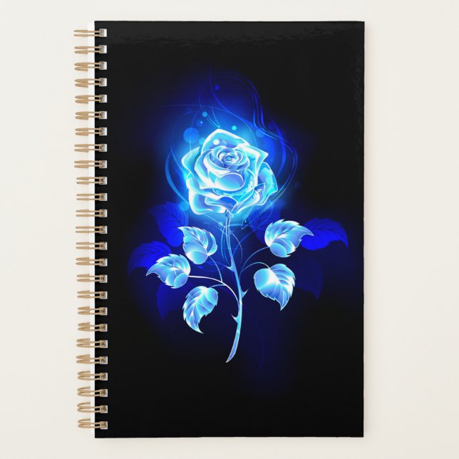 Agenda Rosa azul en llamas (Anverso)