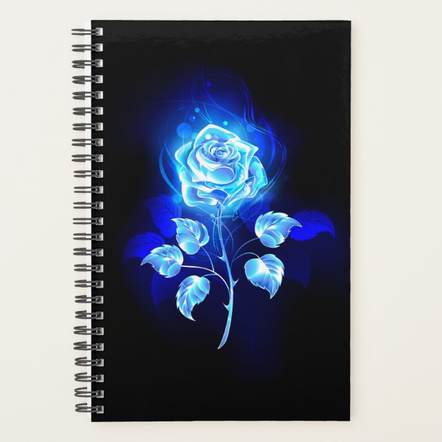 Agenda Rosa azul en llamas (Anverso)