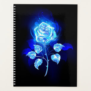 Agenda Rosa azul en llamas