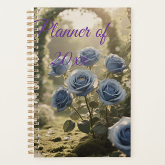 Agenda Rosa azul personalizado amor boda y vida