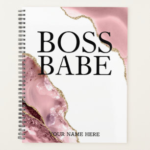 Agenda Rosa Chica de la Agate del Oro Jefe Babe arrebató