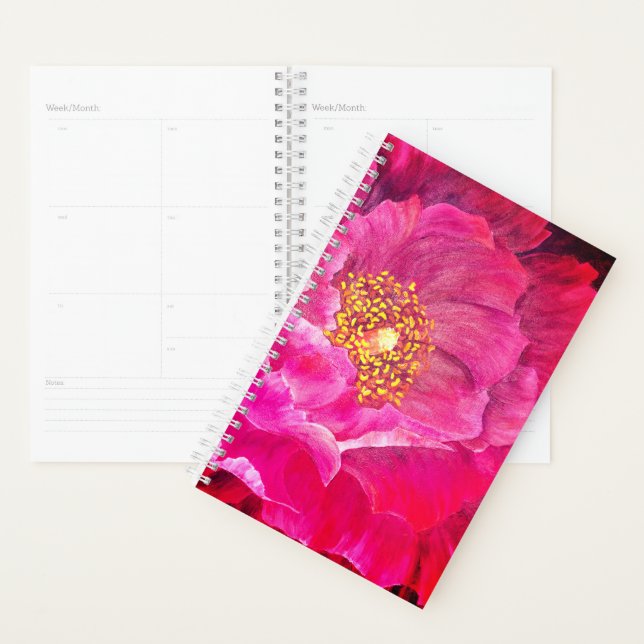 Agenda Rosa De Cactus Rosa De Sm Planner (Demostración)
