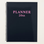 Agenda Rosa de la marina profunda<br><div class="desc">Planner rosa de la marina profunda. Código de color hexadecimal #111924</div>