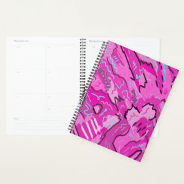 Agenda Rosa! Diversión con arte abstracto