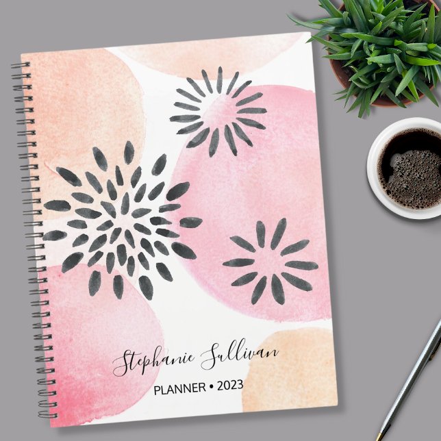 Agenda Rosa floral personalizado (Subido por el creador)