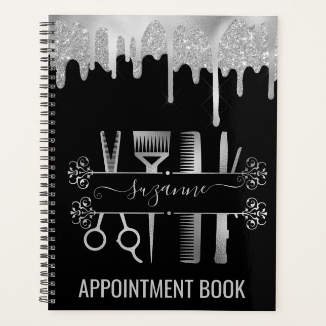 Agenda Rosa Gold Stylist Hairstylist Hair Purpurina (Anverso)