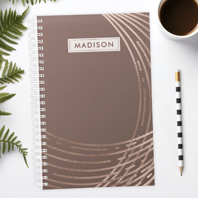 Agenda Rosa Gold y Mauve Resumen Personalizado (Subido por el creador)