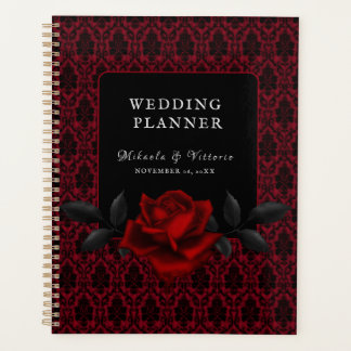 Agenda Rosa gótico oscuro Boda