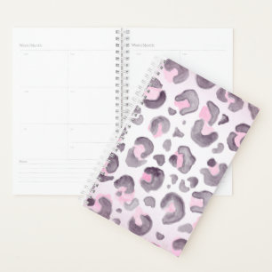Agenda Rosa leopardo y marrón