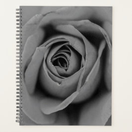 Agenda Rosa Monocromático Espiral Planner Semanal/Mensual