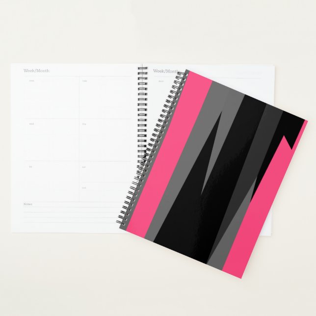 Agenda Rosa Negro y Gris (Demostración)
