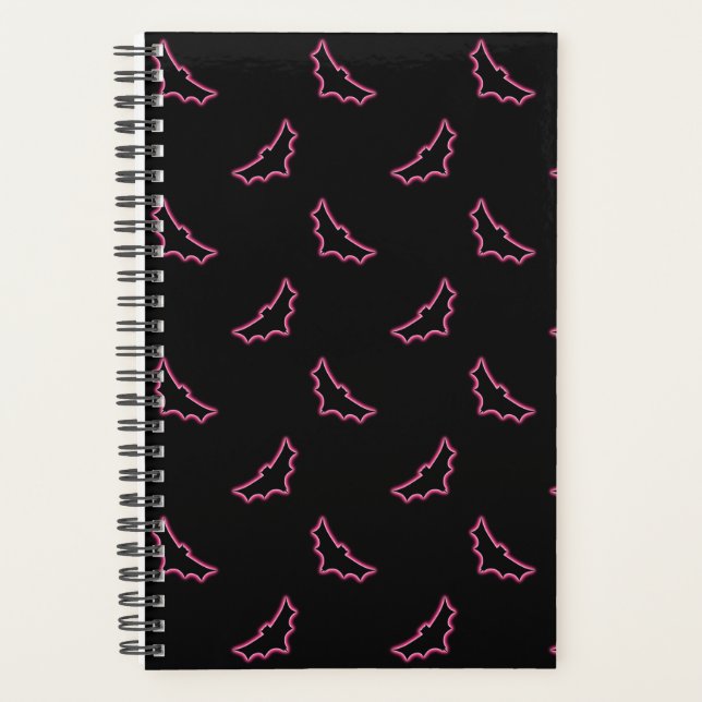 Agenda Rosa Neon Bats (Anverso)
