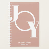 Rosa Personalizado de oro Foto 2023 Planner