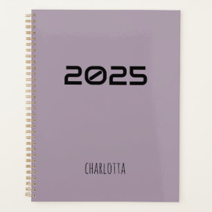 Agenda Rosa Quartz Nombre personalizado negro