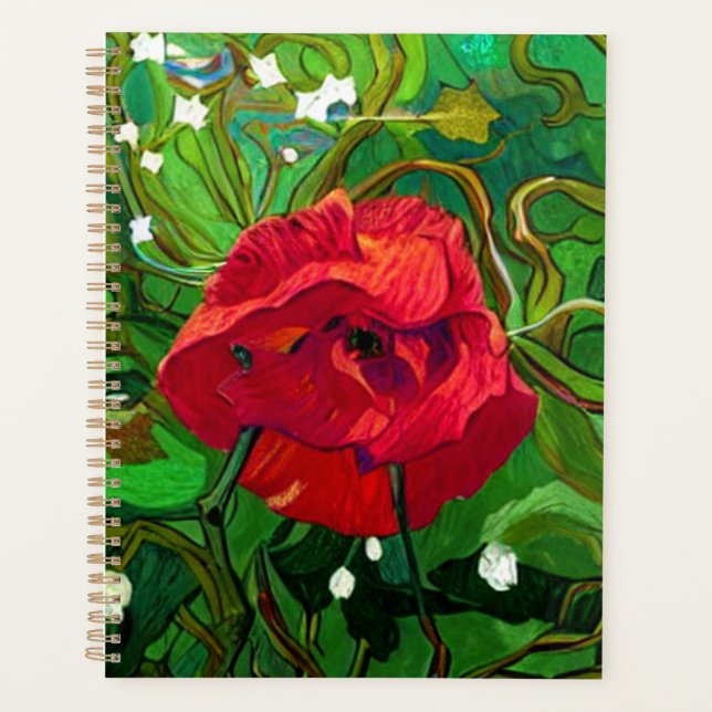 AGENDA ROSA ROJA  (Anverso)