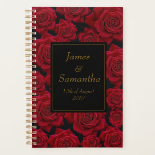 Agenda Rosa Roja elegante - Boda