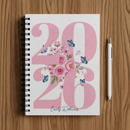 Agenda Rosa Rosa Personalizada