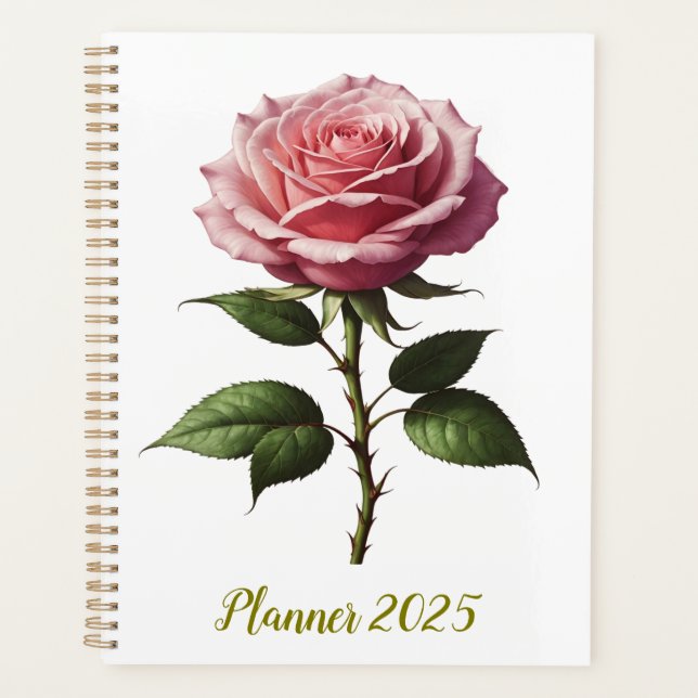 Agenda Rosa rosa simple (Anverso)