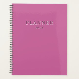 Agenda rosa sólido vívido