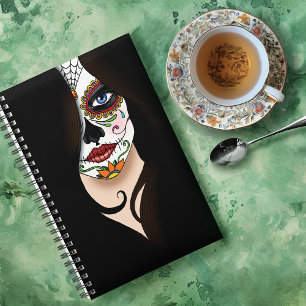 Agenda Rosa Sugar Skull Retrato