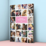 Agenda Rosa tus fotos Insta Collage 2024<br><div class="desc">Foto insta collage pink planner con 22 fotos de tu familia y amigos,  tu nombre y el año.</div>