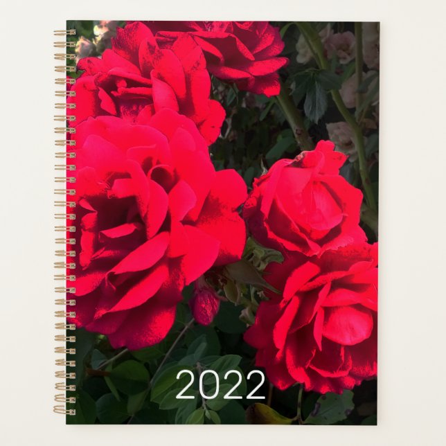 Agenda Rosario de rosas rojas 2022 (Anverso)