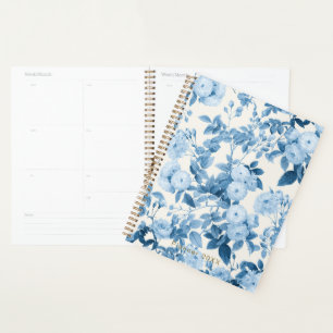 Agenda Rosas Azules Jardín Botánico Vintage