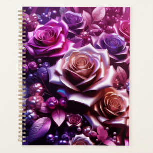 Agenda Rosas de Dreamscape Tipografía Floral Luminosa