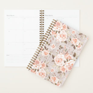 Agenda Rosas de madera y cosecha rusas Shabby Chic román