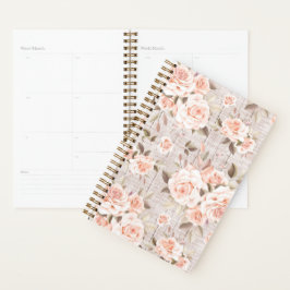 Agenda Rosas de madera y cosecha rusas Shabby Chic románt
