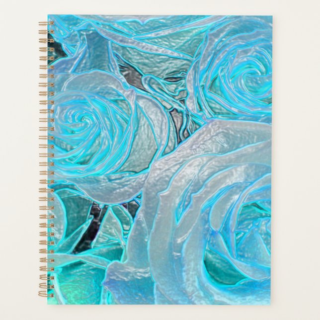 Agenda Rosas de Sheer Blue - (Anverso)