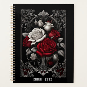Agenda Rosas góticos en marco ornado