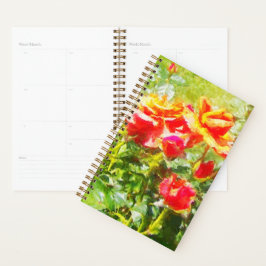 Agenda Rosas Naranjas de Sm Planner