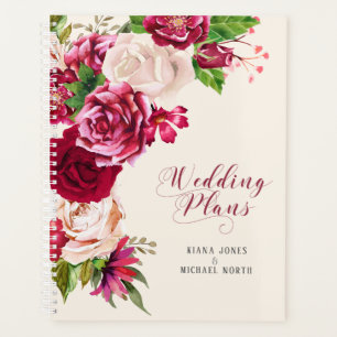 Agenda Rosas Planes de Boda de Borgoña/Crema ID584