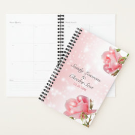 Agenda Rosas rosa pálido