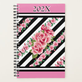 Agenda Rosas Rosadas Personalizadas Anualmente