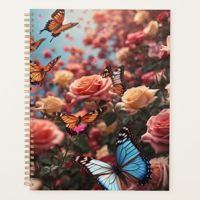 Agenda Rosas y mariposas (Anverso)