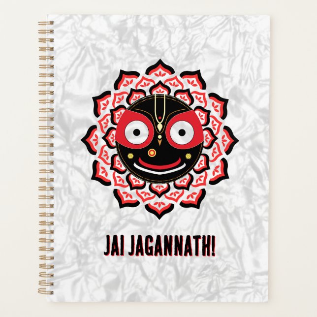 Agenda Rostro de Lord Jagannath Chakra Deidad Hindú (Anverso)