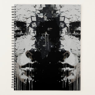 Agenda Rostro Fragmentado: Expresión Abstracta Oscura