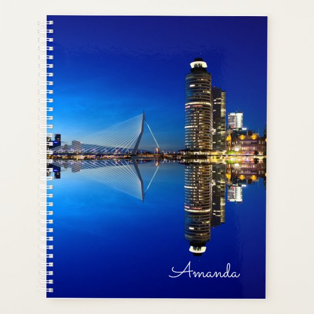Agenda Rótterdam Skyline Cityscape (Anverso)