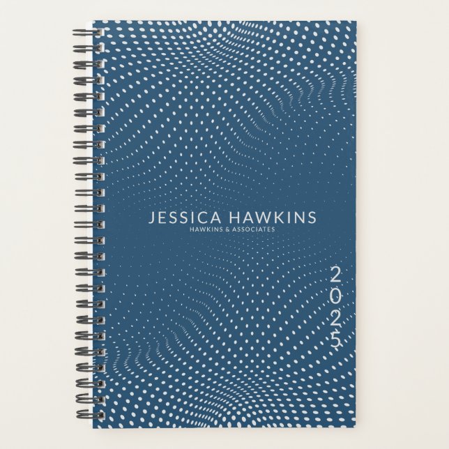 Agenda Royal Blue Pop Dots Year Weekly (Anverso)