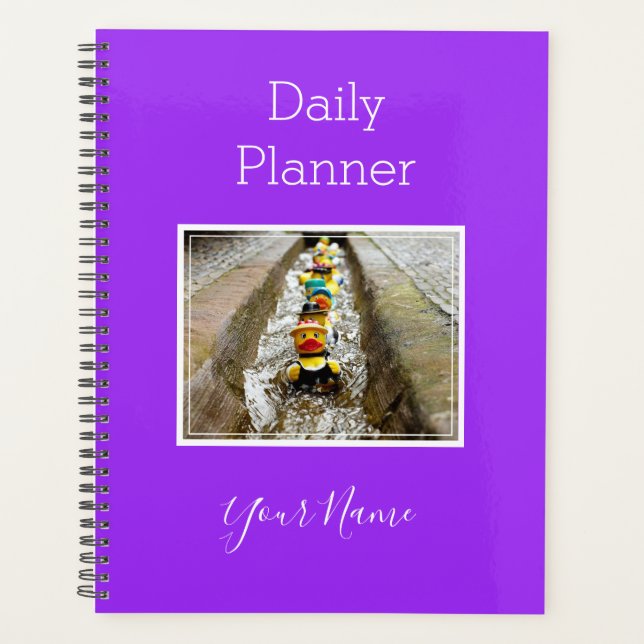 Agenda Rubber Ducks Photo Daily Planner - HAMbWG (Anverso)